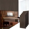 Faziango 4x Akustikpaneele Halbrund 120x60cm Walnuss 3D Produktbild-Vorschau 1