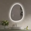 S'AFIELINA 60×45 cm Miroir asymétrique LED - miroir de Voir les images du produit 1