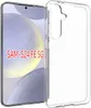 A clear protective phone case is shown next to a phone screen displaying text. Anteprima dell’immagine prodotto