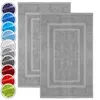 Badematte 800gsm Silber grau 50 X 80 CM (2er Pack) Produktbild-Vorschau 2