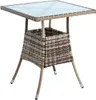 Polyrattan Beistelltisch Balkontisch 57 cm Rattan Tisch Produktbild-Vorschau 5