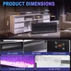 VANITII TV-Schrank mit kamin Heizfunktion，mit Produktbild-Vorschau 2