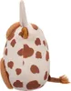A side view of a plush toy unicorn with brown spots. Anteprima dell’immagine prodotto