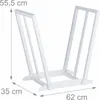 Relaxdays Kaminholzregal, Metall, HBT: 55,5 x 62 x 35 cm, Produktbild-Vorschau 4