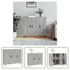 The Living Store Sideboard Grau Sonoma 90x34x80 cm Produktbild-Vorschau 10