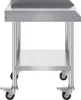 SucceBuy 24 x 24 x 30" Arbeitstisch aus Edelstahl, robuster Produktbild-Vorschau 1