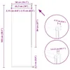 vidaXL Blackout roleta černá 50x150 cm šířka látky 45,7 cm Náhled obrázku produktu 8
