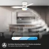 Stropní ventilátor s osvětlením Dálkové ovládání Ventilátor Náhled obrázku produktu 19
