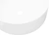vidaXL Lavabo rotondo in Vetroceramica bianca 40 x 15 cm Anteprima dell’immagine prodotto 4
