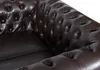 Edles Chesterfield Sofa 2 Sitzer in Kunstleder Vintage Produktbild-Vorschau 6