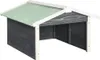 vidaXL Garage pour tondeuse à gazon robot 72x87x50 cm Gris Voir les images du produit 1