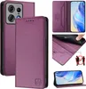 Lederhülle für Motorola Edge 50 Pro Hülle Flip Brieftasche Produktbild-Vorschau 1