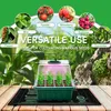 A product image showcasing a mini greenhouse starter kit with a grow light and heating mat, surrounded by images of various plants. Náhled obrázku produktu
