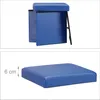 Relaxdays Faltbarer Sitzhocker, Sitzcube mit Stauraum u. Produktbild-Vorschau 3