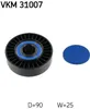 SKF Umlenk- / Führungsrolle Keilrippenriemen VKM 31007 für Produktbild-Vorschau 2