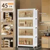 4 couches d'armoires de rangement pliables，Avec pneus, Voir les images du produit 6
