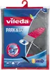 The image shows the packaging of a Vileda Park & Go ironing board cover. Produktbild-Vorschau