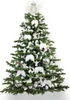 Geschmückter künstlicher weihnachtsbaum mit 97 Stk Kugeln Produktbild-Vorschau 1
