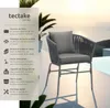 Ensemble de chaises VALEIRAS effet corde tressée - Lot de 2 Voir les images du produit 2