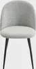 HOMLA FRESCA Stuhl Hellgrau 47x56x78 cm Produktbild-Vorschau 2