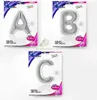 Palloncino gonfiabile lettera A argento 102 cm Anteprima dell’immagine prodotto 2