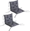 Outsunny 2 cuscini per sedie - Schienale basso - Grigio - Anteprima dell’immagine prodotto 15