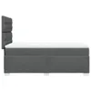 Boxspringbett mit Matratze Dunkelgrau 100x200 cm Stoff Produktbild-Vorschau 11