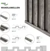 HEXIM Lamellenwand HDPS Polystyrol - Lamellen Produktbild-Vorschau 2