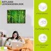 ARTland Leinwandbild Bambus I Größe: 60x45 cm Produktbild-Vorschau 3