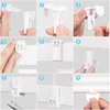 A collage of nine images demonstrating the installation steps for a window blind. Produktbild-Vorschau