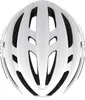 A white bicycle helmet shown from a top-down perspective. Podgląd zdjęcia produktu