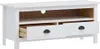 Mobile TV Hill White 110x40x47 cm in legno di pino Anteprima dell’immagine prodotto 2