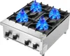 SucceBuy cucina commerciale a gas, 4 fuochi, piano di Anteprima dell’immagine prodotto 1