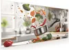 Küchenrückwand Spritzschutz Glas mit Motiv Kochen Mit Produktbild-Vorschau 1