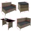 Rattan Lounge Barletta für 6 bis 8 Personen Produktbild-Vorschau 4
