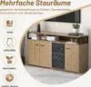 Merax komoda s 3 zásuvkami a 6 priehradkami, príborník s Náhľad obrázku produktu 8