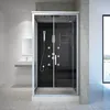 HOME DELUXE - Komplettdusche WAVE XL - Schwarz, Maße: 120 x Produktbild-Vorschau 4