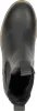 A top-down view of a black Chelsea boot. Voir les images du produit