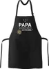 Grill-Schürze Küchenschürze mit Spruch Bei Papa schmeckt`s Produktbild-Vorschau 2