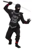 Kinderkostüm Black Ninja, Oberteil Hose Brustschutz, Maske Produktbild-Vorschau 2