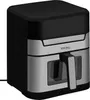 A studio shot of a black and silver air fryer. Anteprima dell’immagine prodotto