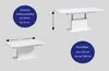 Design Couchtisch Tisch DC-1 - stufenlos höhenverstellbar Produktbild-Vorschau 2