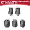 5tlg Impact Schraubenausdreher Set 1/2 Zoll Schwerlast Produktbild-Vorschau 4