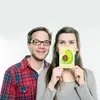 Mr. & Mrs. Panda Grußkarte Avocado Pfeifen - Gelb Pastell - Produktbild-Vorschau 4