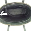 The interior of a black tote bag is shown. Produktbild-Vorschau