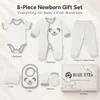 Blue Eyes Baby Geschenk Set 6-teilig, 100% Baumwolle, , Produktbild-Vorschau 4