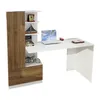 Skye Decor, Domingos - White, Walnut, Schreibtische, Weiß, Produktbild-Vorschau 2
