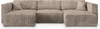 Masseno Ecksofa SARMO P mit Schlaffunktion U-Form, Sofa mit Produktbild-Vorschau 11