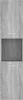 vidaXL Koupelnová skříňka Grey Sonoma 30x30x130 cm Dřevěný Náhled obrázku produktu 7