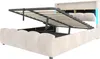 Polsterbett mit LED-Beleuchtung, USB/Type-C Anschlüsse und Produktbild-Vorschau 2